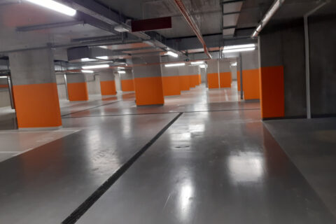 Comfort City Bursztyn garaż podziemny lipiec 2020