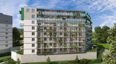 Comfort City Szmaragd widok od strony ulicy